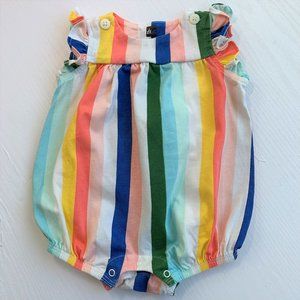 Infant Girls Tea Collection Bubble Romper Size 3-6 Months